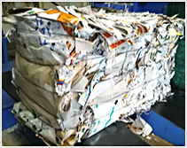 Bale of Waste Paper for Recycling