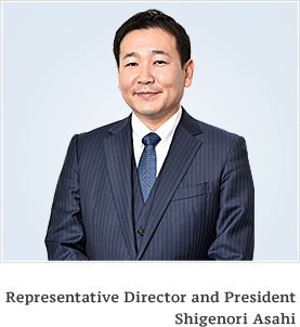 Representative Director and President Shigenori Asahi